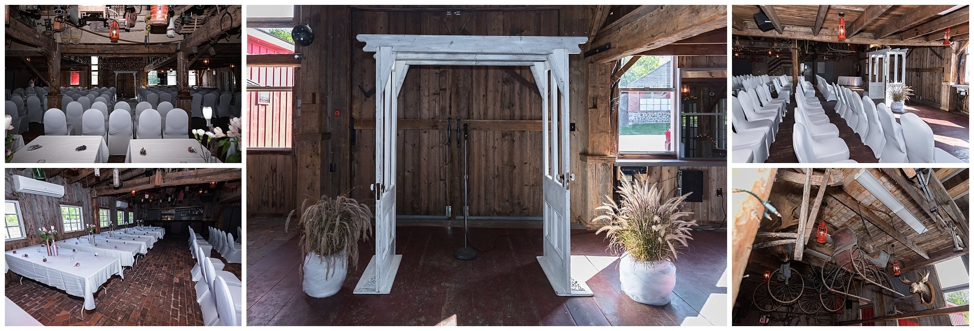 Old Orchard Inn weddings at the Heritage Barn.