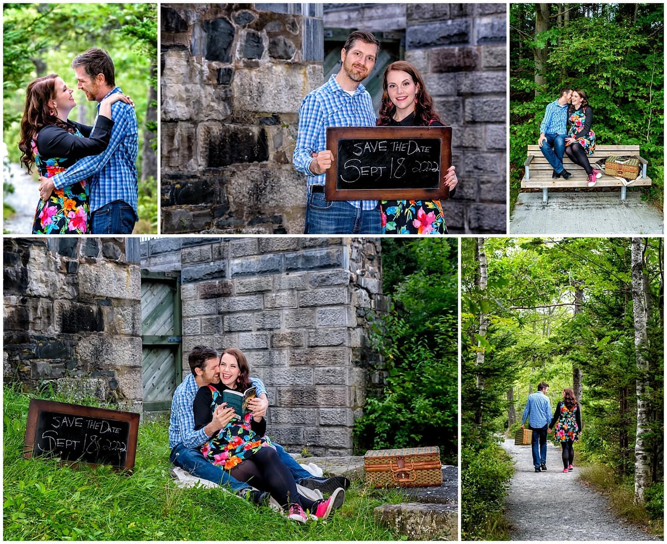 An engagement session at the Shubie Park in Dartmouth, NS.